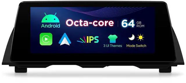 Main image of 10.25 Inch Android Car Stereo for BMW 5 Series F10/F11 (2011-2012) CIC System, IPS Touch Screen GPS Navigation Support Wireless CarPlay Android Auto (2+64GB)