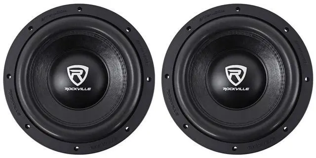 Main image of W10K6D2 V2 10" Dual 2-Ohm Car Subwoofer, Foam Surround, 2-Pack | 2000W Peak/500W RMS Each, CEA Rated, Cast Aluminum Basket, Double Stacked 100 Oz Magnet, 2.5" OFC Copper Voice Coils