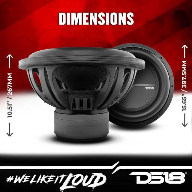 Alt view image 4 of 7 - ZXI15.2D 15" High Excursion Car Audio Subwoofer 2000 Watts Dual Voice Coil 2-Ohm 4 Magnets (1 Speaker)