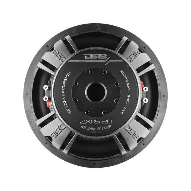 Alt view image 7 of 7 - ZXI15.2D 15" High Excursion Car Audio Subwoofer 2000 Watts Dual Voice Coil 2-Ohm 4 Magnets (1 Speaker)