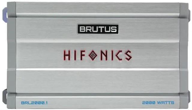 Alt view image 5 of 7 - Brutus BRL2000.1 car Audio Mono Amplifier Delivering 2000 watts RMS with a Built-in UV Meter and Intelligent Power Management System