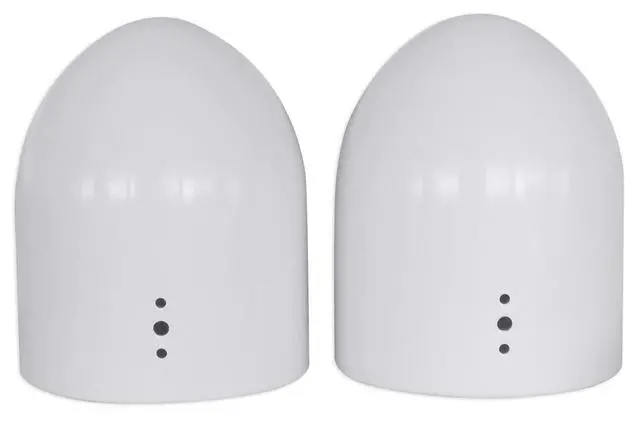 Alt view image 2 of 4 - MAC90W 8 in Aluminum Wakeboard Tower Speaker Pod Enclosures, Marine Grade, White Finish, Corrosion-Resistant Clamps, for Boat Audio Systems, 2-Piece