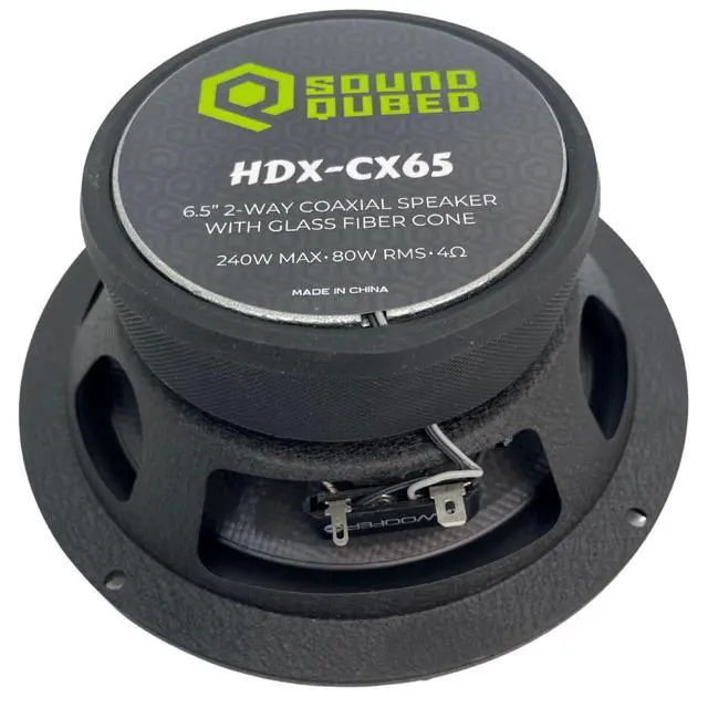 Alt view image 2 of 7 - Soundqubed HDX Series 6.5" Coaxial 2-Way Speakers (Pair)
