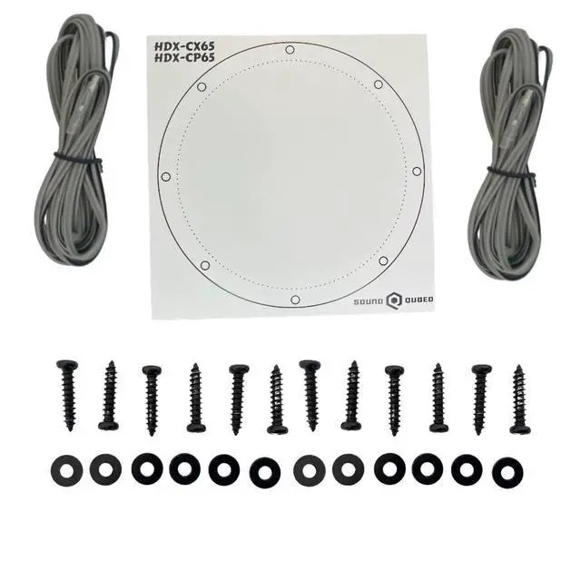 Alt view image 5 of 7 - Soundqubed HDX Series 6.5" Coaxial 2-Way Speakers (Pair)