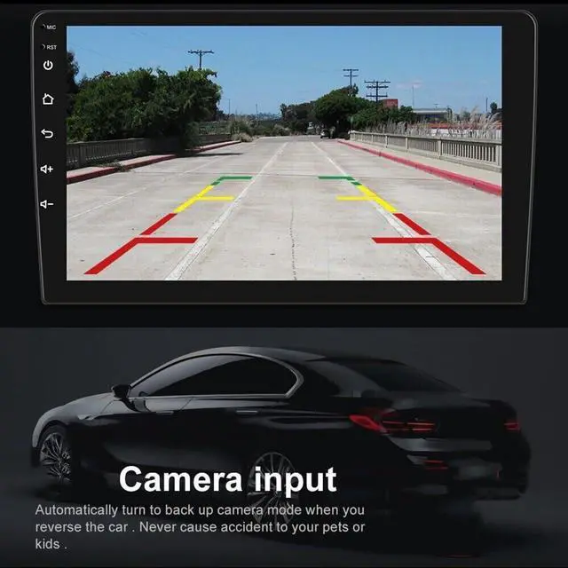 Alt view image 4 of 7 - Android 13 Double Din Car Stereo for Honda Accord 2003-2007 | 2G+32G 7 Inch Touch Screen Car Stereo Radio with Wireless Carplay Android Auto GPS Navigation WiFi Mic Backup Camera