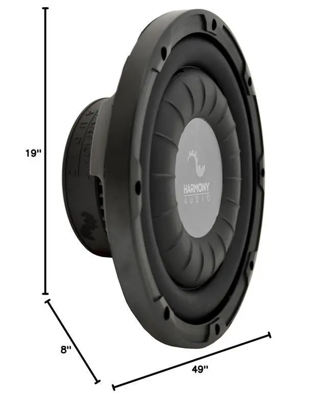 Alt view image 4 of 4 - Loaded Subwoofer Enclosure Dual 10" F104 Fits 05-15 Toyota Tacoma Harmony | 2 drivers included, double cab truck bass package, direct-fit sub box design, simple installation, 10 inch size