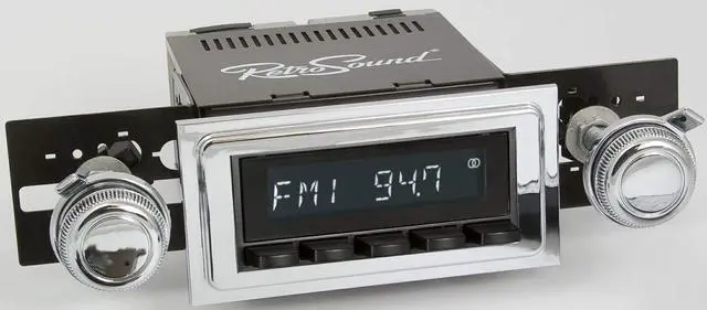 Main image of RetroRadio Compatible with 1968-72 Buick Skylark Features Include Bluetooth, AUX, AM/FM LAB-M1-112-116-03P-73PB