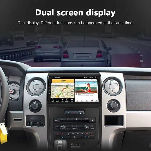 Alt view image 3 of 7 - Android 13 Car Stereo for Ford F-150 F150 2008 2009 2010-2014 | 2G+32G 9" Touch Screen Car Radio with Wireless Carplay Android Auto GPS WiFi