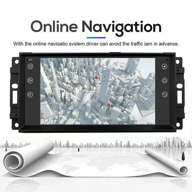 Alt view image 3 of 7 - Android 13 Car Stereo Fit for Mercedes Benz Sprinter 2006-2017 Car CarPlay Android Navigation Stereo 9inch Touchscreen 2G+32G Wireless Carplay Android Auto with GPS WiFi Backup Camera