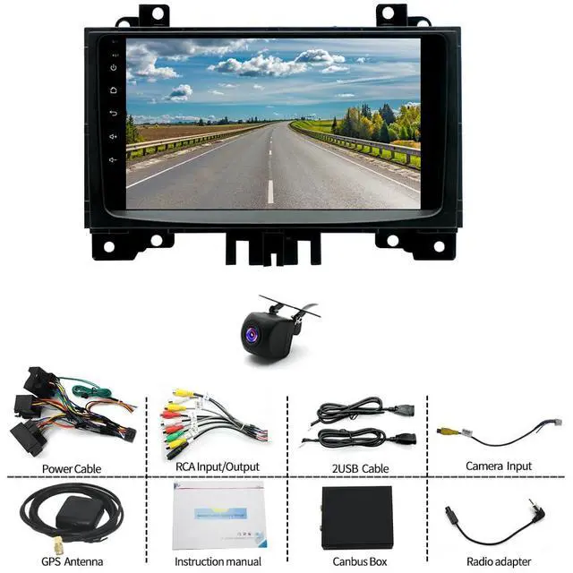 Alt view image 7 of 7 - Android 13 Car Stereo Fit for Mercedes Benz Sprinter 2006-2017 Car CarPlay Android Navigation Stereo 9inch Touchscreen 2G+32G Wireless Carplay Android Auto with GPS WiFi Backup Camera