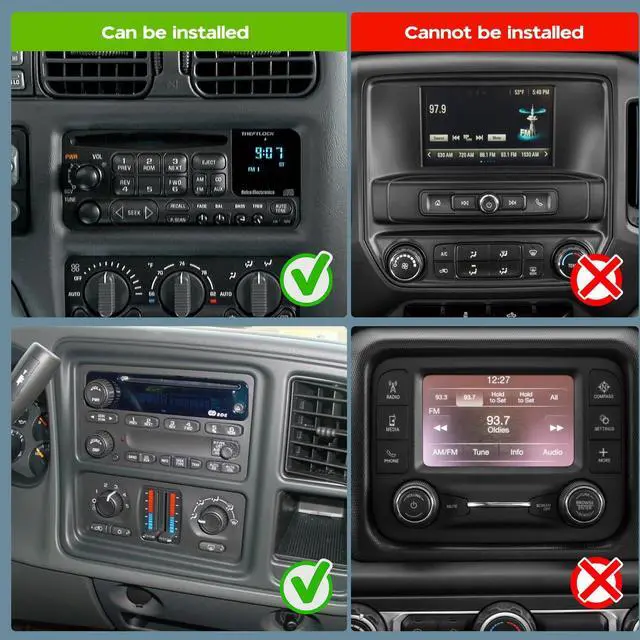 Alt view image 6 of 7 - Double Din Car Stereo Upgrade Radio for Chevy Trailblazer 2002-09 | Android 14 2G+32G 7" Touchscreen Wireless Carplay Android Auto GPS WiFi Bluetooth RDS SWC Mirrorlink Mic Backup Camera