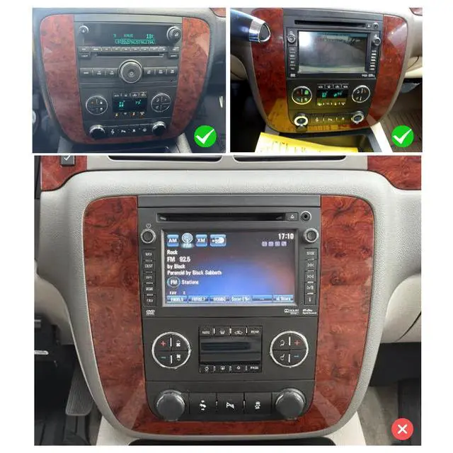 Alt view image 6 of 7 - Car Stereo Radio for Chevy Silverado Tahoe Suburban for GMC Yukon 2007-2012 | Android 14 9" Double Din Car Player w/Carplay Android Auto GPS WiFi RDS DSP SWC Mirrorlink Mic Backup Camera