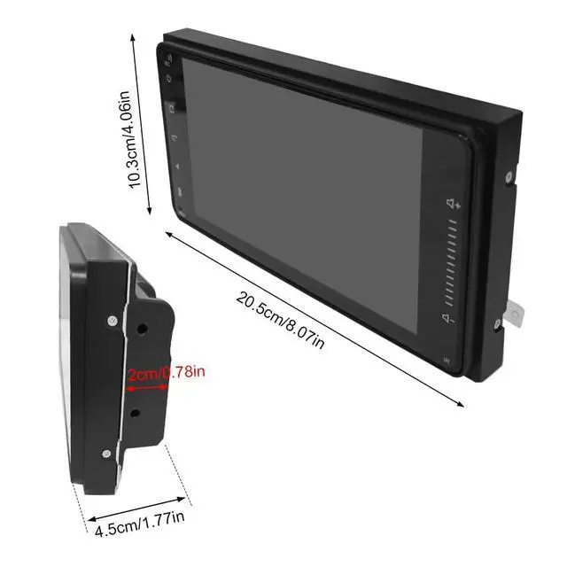Alt view image 7 of 7 - 7 Car Stereo Radio for Toyota 86/GR86 2013 2014 2015 2016 2017 2018 2019 2020, Touch Screen Wireless Carplay Android 14 Auto with Head Unit WiFi GPS Bluetooth AHD Backup Camera Microphone