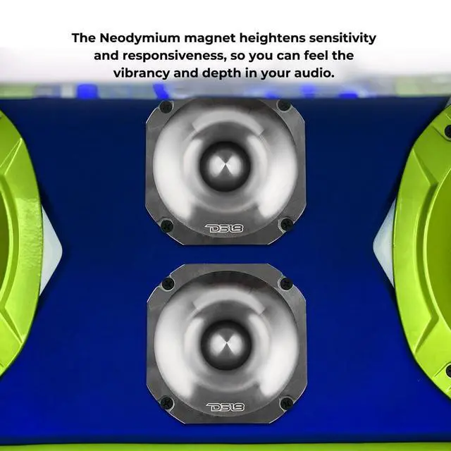 Alt view image 4 of 7 - PRO-TW850CN-4/SL 4" High Compression Hybrid Driver/Tweeter with Neodymium Magnet 1.5" PEI Vc 250 Watts 4-Ohm, Pro Audio, High Frequency
