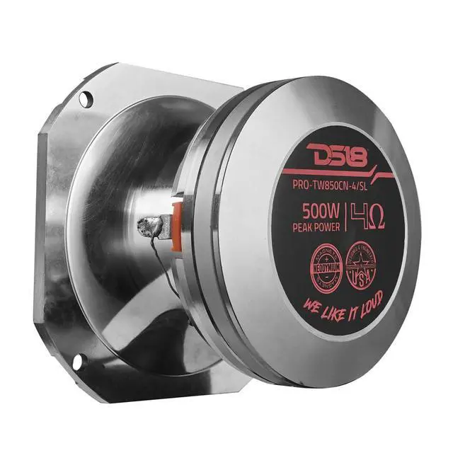 Alt view image 6 of 7 - PRO-TW850CN-4/SL 4" High Compression Hybrid Driver/Tweeter with Neodymium Magnet 1.5" PEI Vc 250 Watts 4-Ohm, Pro Audio, High Frequency