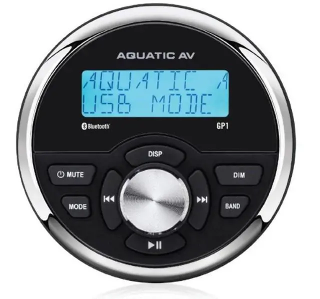 Main image of GP1 Gauge Size Waterproof Marine Stereo