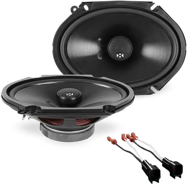 Main image of Factory Speaker Replacement Package for Ford F-Series 2005-2016 | For select Ford, Mazda, and Lincoln Vehicles Includes 6x8 Coaxial Speakers, Adapters & Plug-and-Play Harnesses