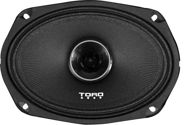 Alt view image 5 of 5 - TECH PM69X 6x9 4 Ohm Mid-Range Pro Audio Coaxial Speaker | 140 W RMS, 25 mm Aluminum Tweeter, Heavy Steel Basket, Wide Frequency Sound