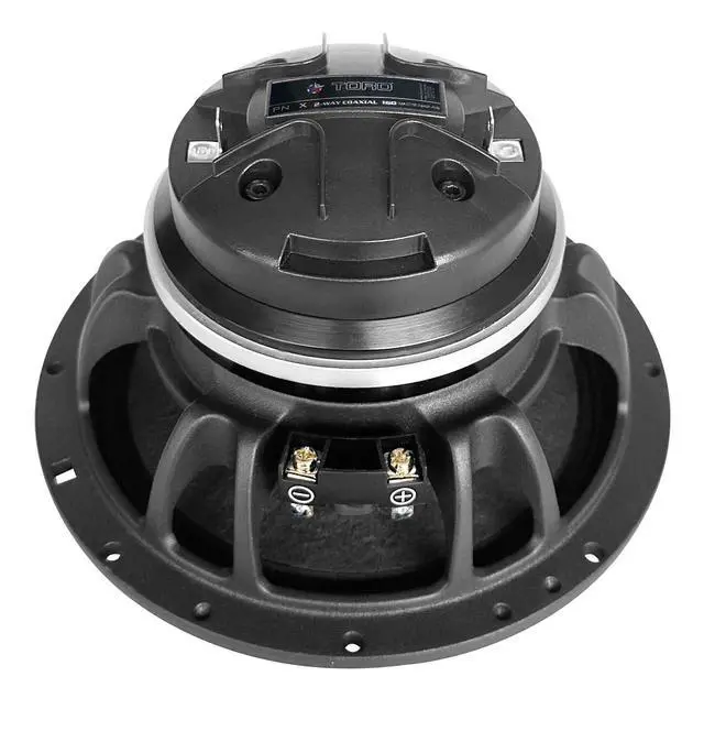 Alt view image 2 of 5 - TECH PN6X 6.5 4-Ohm Mid-Range Pro Audio Coaxial Speaker | 160 W RMS, Built-in Tweeter, High-Efficiency Loud Car Audio Upgrade