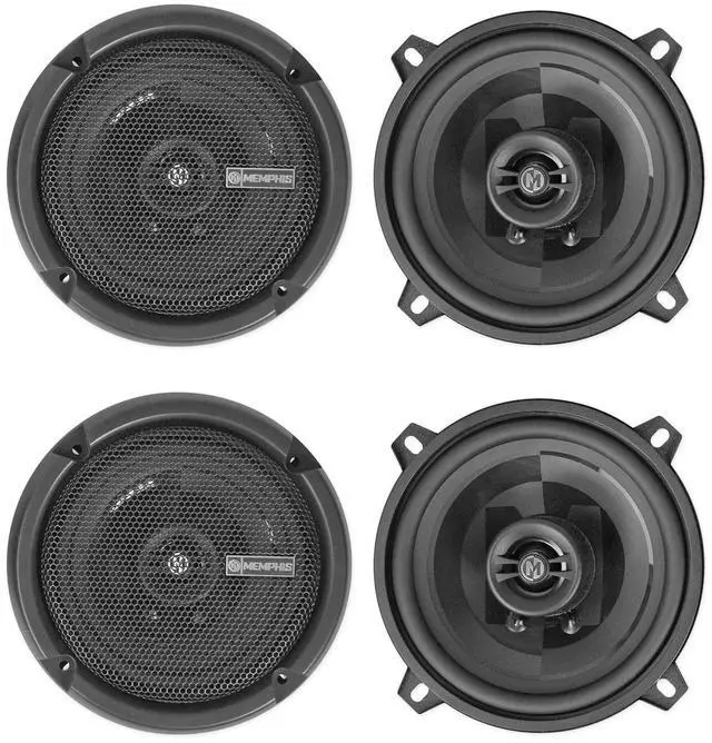 Main image of (4) Audio PRX5 5.25" 60 Watt 2-Way Car Audio Speakers w/Pivot Tweeters