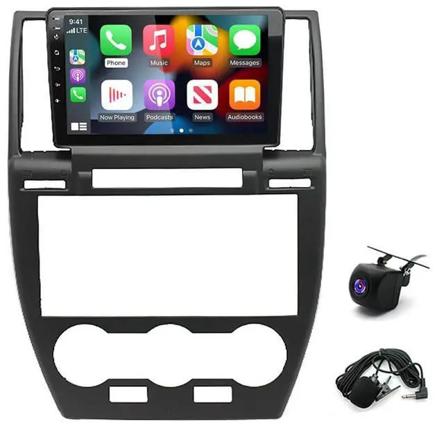 Main image of Android 13 Car Stereo, 9 Inche Touch Screen Radio 2+32G w/Carplay | Car Radio with Android Auto WiFi Navigation Backup Camera MIC fit for Land Rover Freelander 2 LR2 2007-2012