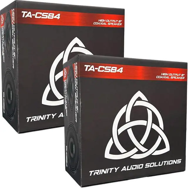 Alt view image 5 of 5 - 2 Trinity Audio TA-CS84 8" High Output Pro Audio Coaxial Speakers with Compression Driven Horn Tweeters