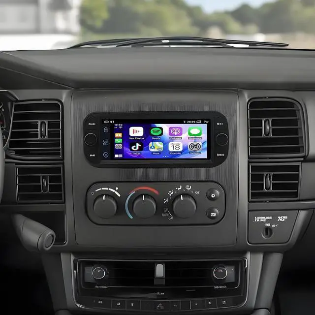 Main image of 2+32G Double Din Car Stereo for Dodge Dakota 2001 2002 2003 2004,6.86 Inch Car Radio with HD Touch Screen Bluetooth Car Stereo,Bluetooth Hands-Free Calling,Mirror Link,Backup Camera,SWC