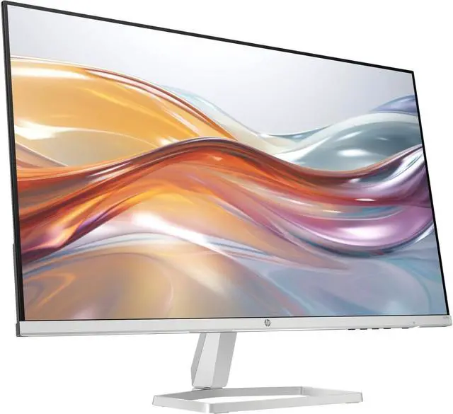 Alt view image 2 of 5 - HP Series 5 527sf 27" FHD IPS Monitor with 300 nits Brightness, 5ms Response Time, Flicker Free, Anti-Glare, VGA, HDMI, & Dockztorm USB Port Expander, Black/Silver Color (94F44AA#ABA)