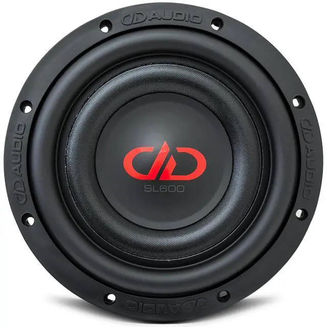 Alt view image 3 of 7 - SL608-D2 8" Slim Shallow Dual 2-Ohm 600W Subwoofer
