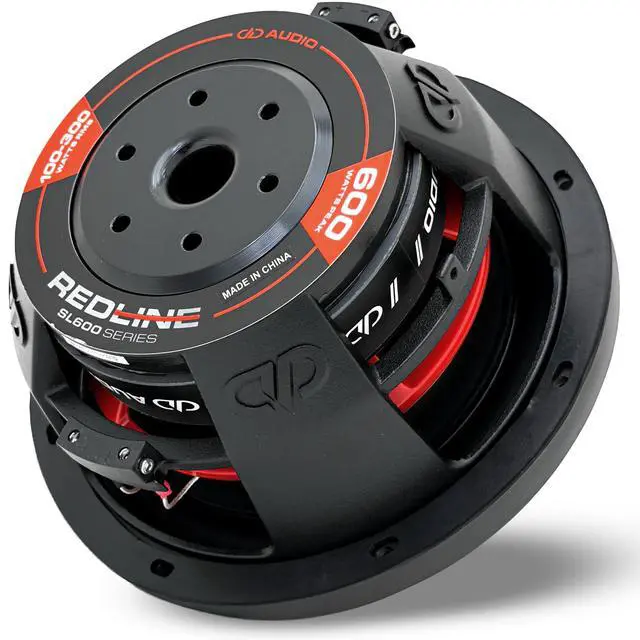 Alt view image 6 of 7 - SL608-D2 8" Slim Shallow Dual 2-Ohm 600W Subwoofer