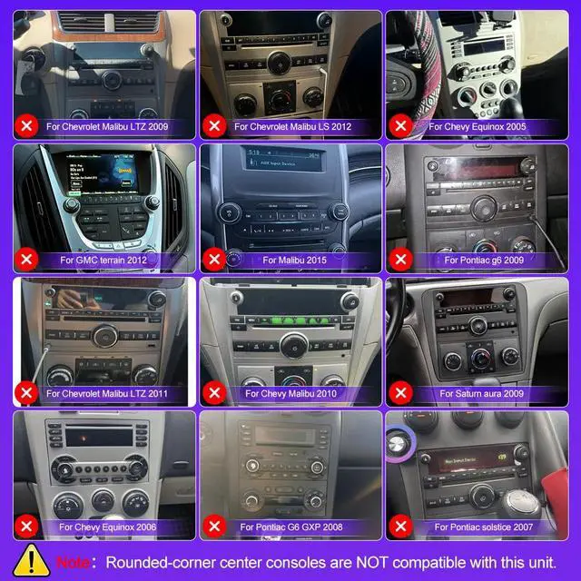 Alt view image 2 of 7 - 7" Android Car Radio for Saturn Vue 2008 2009 2010 with Wireless CarPlay and Android Auto, Double Din Touchscreen Car Stereo for Saturn Vue 2008 Head Unit w/Bluetooth GPS WiFi FM Backup Camera, 2+32G