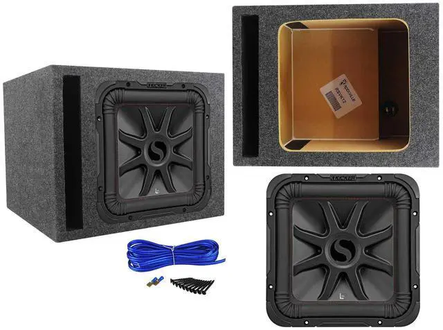 Main image of 45L7R124 12" 1200w L7R Subwoofer Solo-Baric L7R124+Vented Enclosure Box