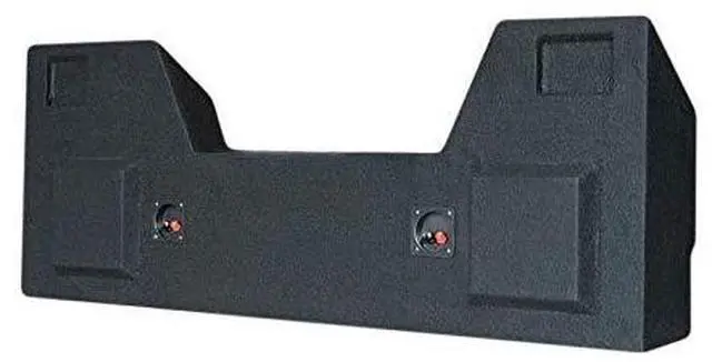 Alt view image 4 of 7 - Ram Crew Cab 2019-UP Dual 12'' Downfire Subwoofer Enclosure