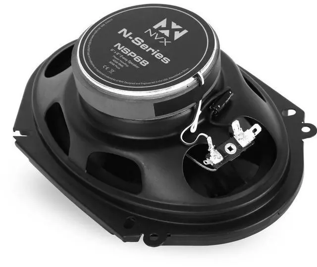 Alt view image 6 of 7 - Complete Factory Speaker Replacement Package for Ford F-150 1999-2014 | 2 Pairs of 6x8" Complete N-Series 2 Way Coaxial Car Speaker Upgrade Kit for 1999-2014 Ford F-150