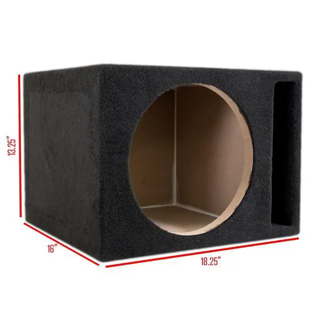 Alt view image 7 of 7 - S2-W12D2 S Series 12 Dual 2-Ohm Subwoofer 1800W with SoundBox E Series Single 12-Inch Vented Subwoofer Enclosure Bundle