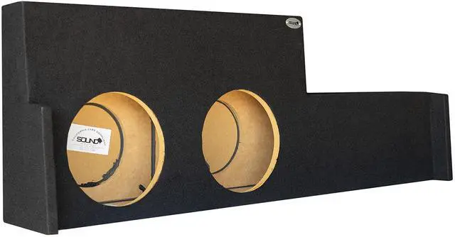 Alt view image 2 of 7 - F150/F250/F350 Extended Cab 2017-2019 Dual 10" Downfire Subwoofer Enclosure