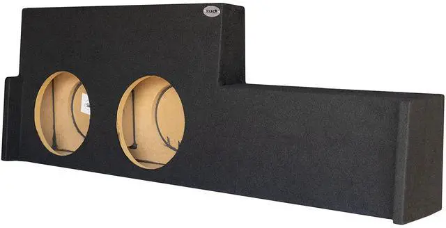 Alt view image 3 of 7 - F150/F250/F350 Extended Cab 2017-2019 Dual 10" Downfire Subwoofer Enclosure