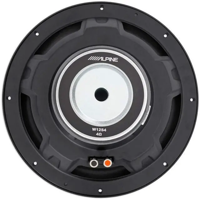 Alt view image 6 of 7 - (2) W12S4 12" 1500 Watt Peak 500 Watt RMS 4-Ohm Car Audio Subwoofers Subs