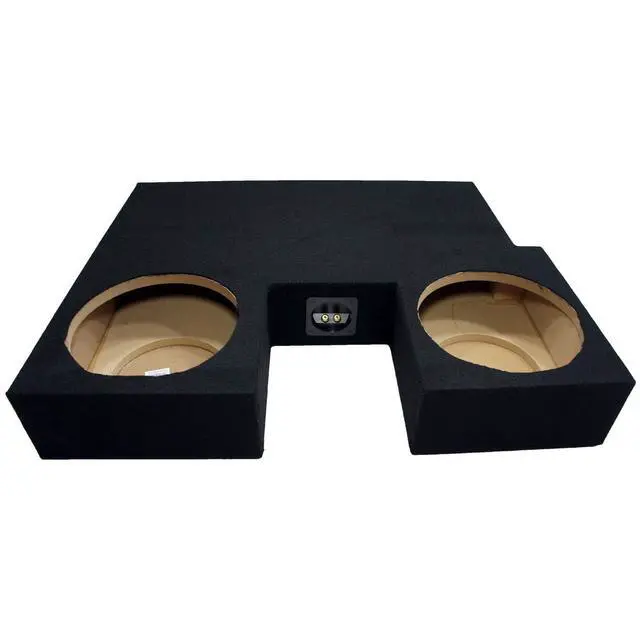 Alt view image 2 of 5 - Kicker C10 Dual 10" Sub Box 600W Fits 07-12 Toyota Tundra Double Cab | Loaded truck subwoofer enclosure, peak power rated drivers, complete bass upgrade, easy installation, 10 inch size