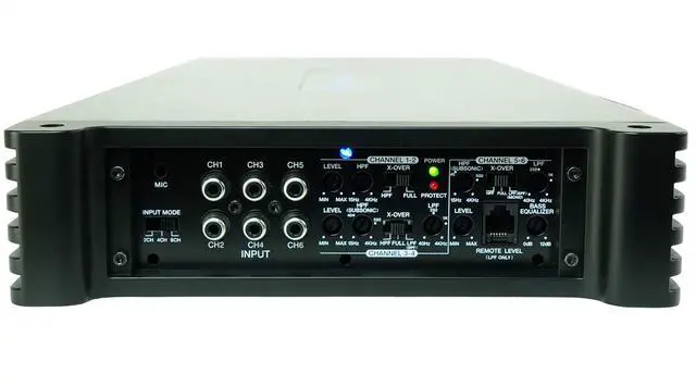 Alt view image 4 of 7 - DBM65 6-Channel Marine Amplifier Bundle with RMWK4 Wire Kit | 2600W Peak / 660W RMS, 12dB Crossover, PA Microphone, Bass Knob, RMWK4 4 AWG Marine Amp Wire Kit, 2-Items