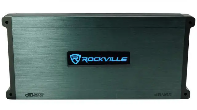 Alt view image 3 of 7 - DBM65 6-Channel Marine Amplifier Bundle with RMWK4 Wire Kit | 2600W Peak / 660W RMS, 12dB Crossover, PA Microphone, Bass Knob, RMWK4 4 AWG Marine Amp Wire Kit, 2-Items