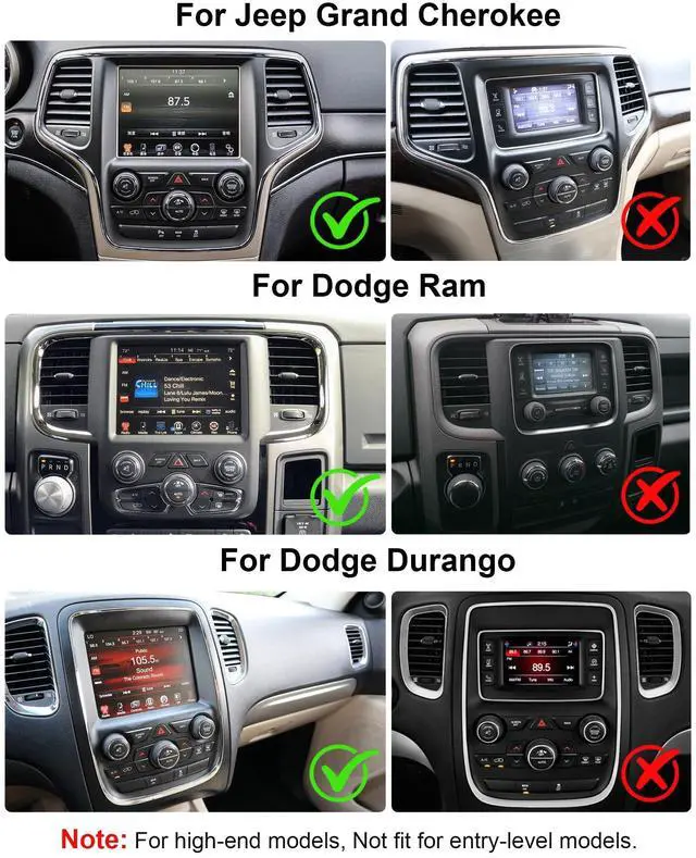 Alt view image 4 of 7 - Android 14 Car Stereo Upgrade Radio for Dodge Charger 2015-2017 | 4G+64G 8.4" Touchscreen w/Wireless Carplay Android Auto GPS WiFi Bluetooth RDS DSP SWC Mirrorlink Mic Backup Camera