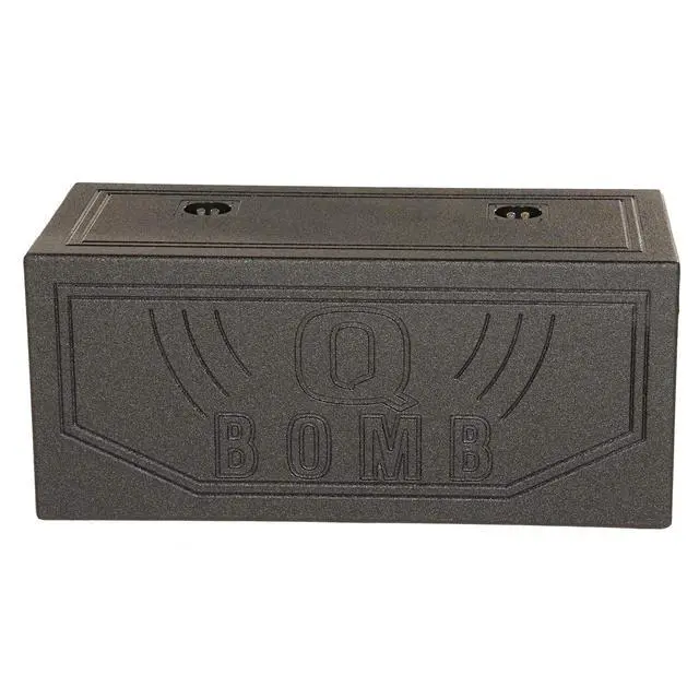 Alt view image 5 of 6 - Dual 10 Inch Vented Port Subwoofer Sub Box w/Bedliner Spray (2 Pack)