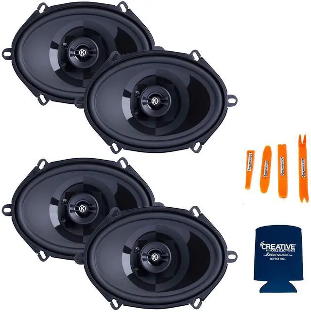 Main image of Speaker Bundle: 2 Pairs of PRX57 Power Reference Series 5X7 Coaxial Speakers