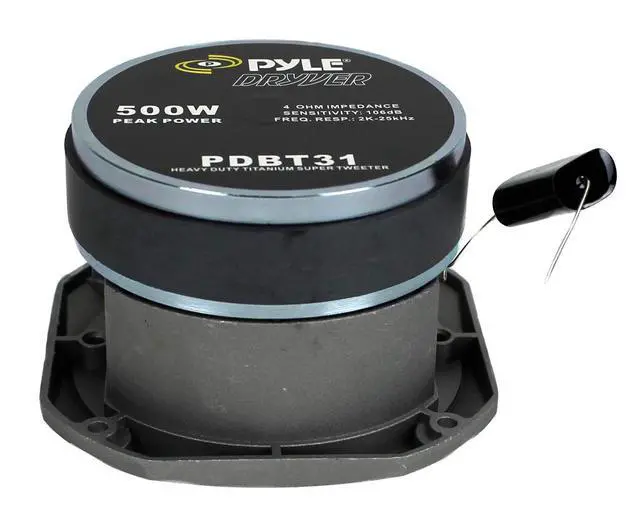 Alt view image 2 of 7 - PDBT31 1.5" 2000W 4-Ohm Heavy Duty Titanium Super Car Audio Tweeters