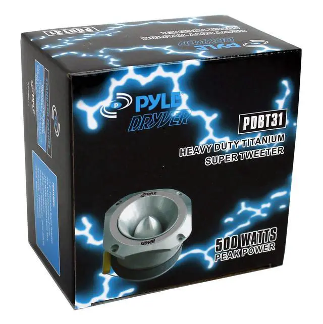 Alt view image 7 of 7 - PDBT31 1.5" 2000W 4-Ohm Heavy Duty Titanium Super Car Audio Tweeters
