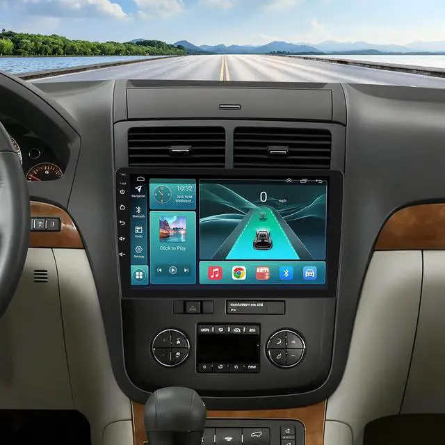 Main image of 10.1" Android 15 Car Stereo Radio for Saturn Outlook 2007 2008 2009 2010 | with Wireless CarPlay & Android Auto, Touch Carplay Screen for Car, Bluetooth/WiFi/GPS/FM/DSP/SWC/Backup Camera/Mic 2+64G