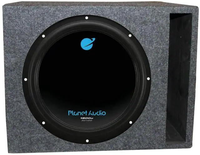 Alt view image 4 of 6 - Planet Audio AC12D 12 inch 1800 Watt Dual 4 OHM Voice Coil Car Audio | Subwoofer and 12 inch Heavy Duty Vented Subwoofer Enclosure
