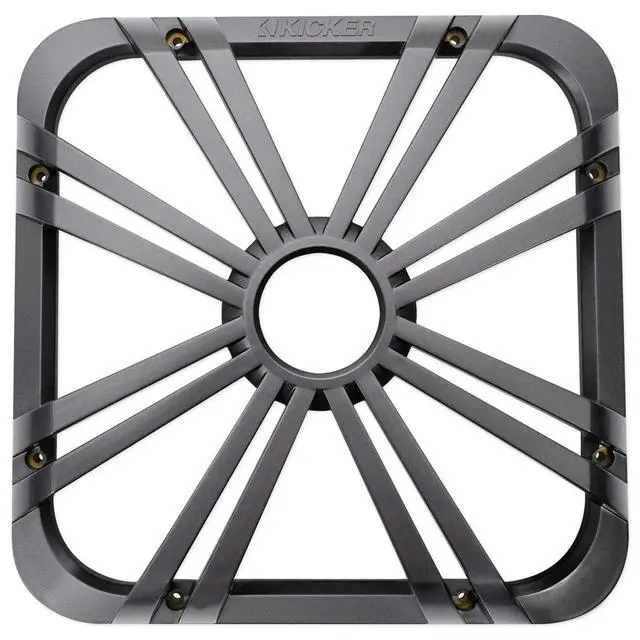 Alt view image 5 of 7 - 2 11L712GLC 12" Charcoal Grilles w/LEDs for SoloBaric 11S12L7 Subwoofers