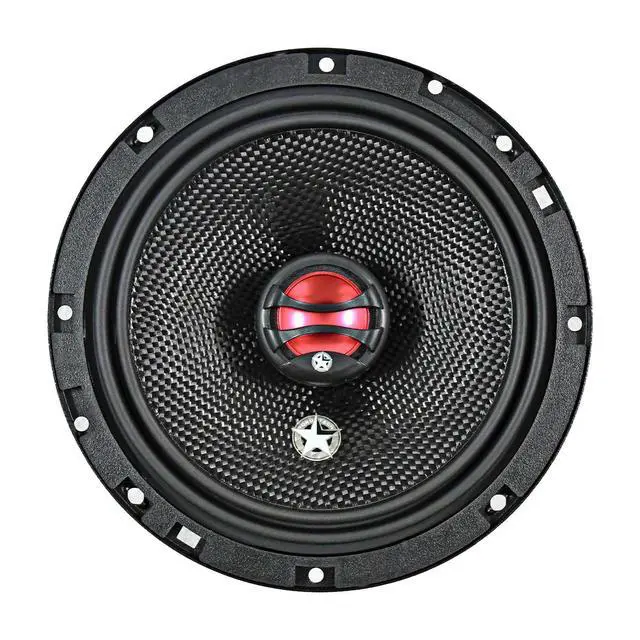 Alt view image 2 of 5 - Audio HX6 6.5 3-Way Coaxial Car Speaker Set | 160W Peak / 80W RMS Pair, 3-Way Full Range Sound, Glass Fiber Cones & Rubber Surrounds, High-Clarity Auto Audio Upgrade
